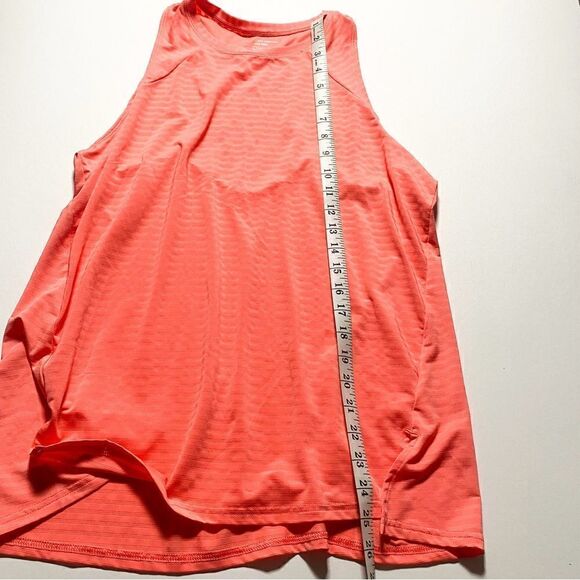 Tek Gear Women Orange Active Workout Wicking Stretch Polyester Tank Top Size L - Picture 6 of 6